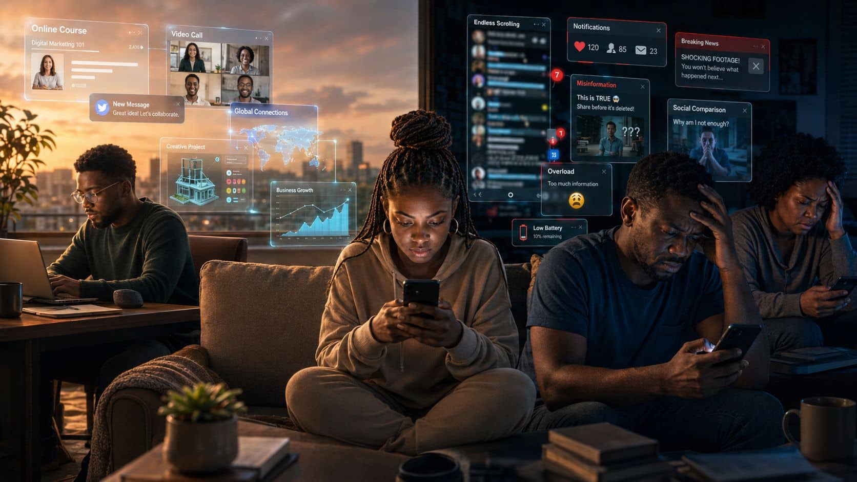 From Connection to Addiction: The True Impact of Social Media on Modern Life