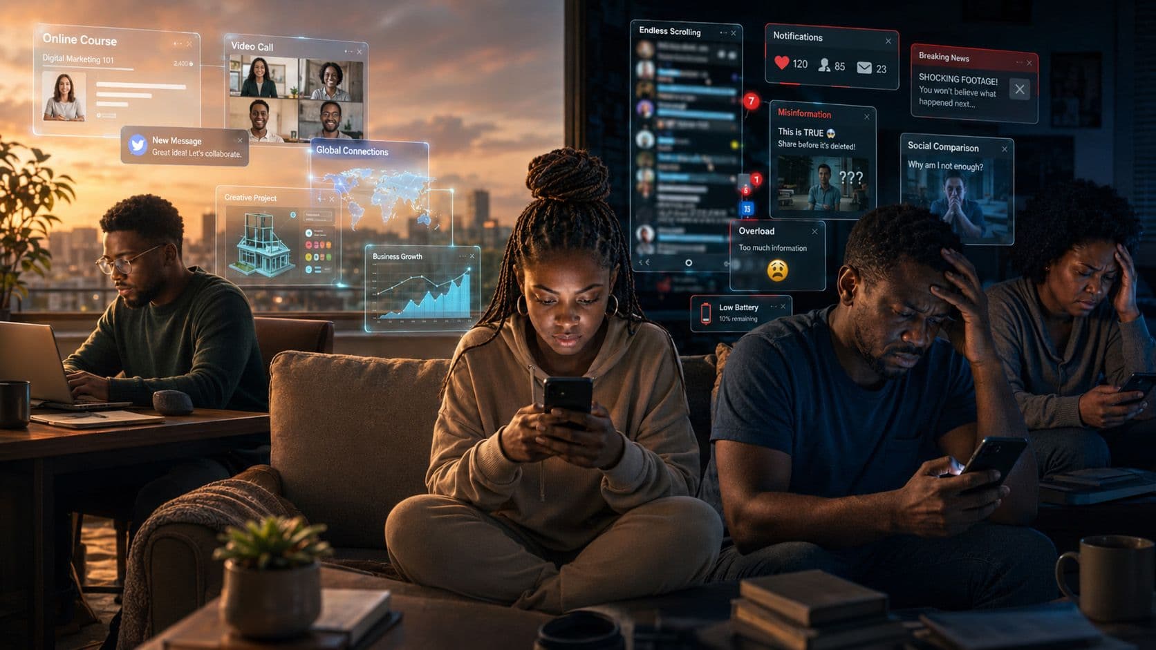 From Connection to Addiction: The True Impact of Social Media on Modern Life