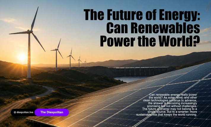 Is transitioning to renewable energy the way forward?