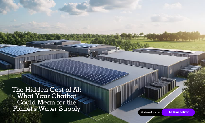 Water is used indirectly to generate the electricity that powers servers in regions where power plants depend on it. This has sparked growing discussions about AI’s environmental footprint. 