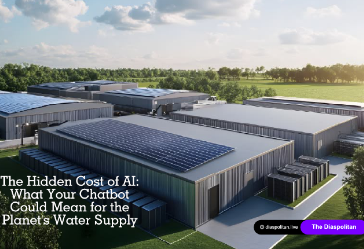 Water is used indirectly to generate the electricity that powers servers in regions where power plants depend on it. This has sparked growing discussions about AI’s environmental footprint. 
