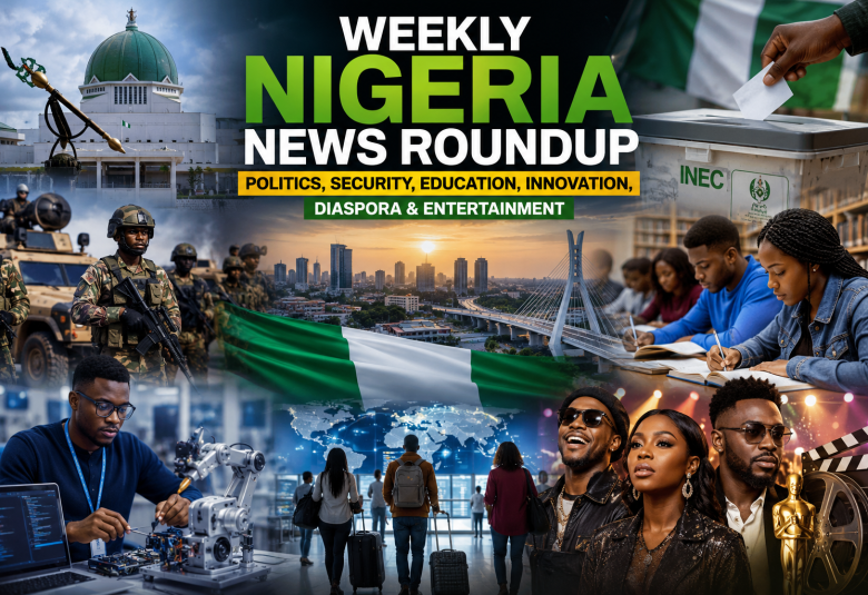 Weekly Nigeria News Roundup | Politics, Security, Education, Innovation, Diaspora & Entertainment
